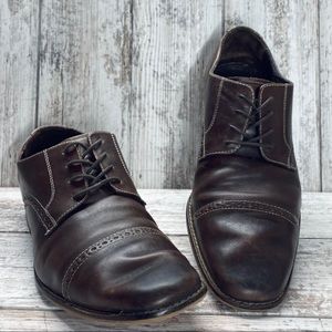 Florsheim Brown Cap Toe Oxford Shoes